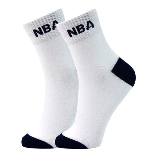 NBA运动休闲男袜子中筒夏季吸汗透气抗菌消臭篮球跑步商务棉袜6双