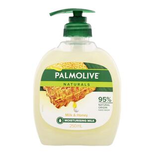 澳大利亚直邮Palmolive 牛奶蜂蜜清洁温和 滋润洗手液 250ml正品