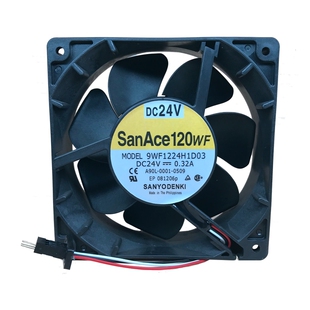 三洋 9WF1224H1D03 12038 24V 0.32A 发那科数控设备风扇报警检测