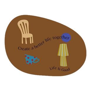 午后茶事高级中古混搭餐桌垫杯垫碗垫皮革防烫易擦圆形台面保护垫