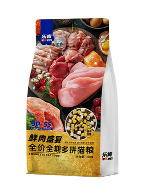 乐肯鲜肉盛宴全价全期多拼猫粮