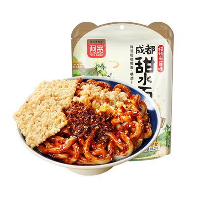 成都甜水面袋装速食泡面阿宽