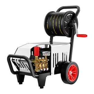 黑猫驰骋洗车机220v高压水枪家用高压洗地机工业级电动商用清洗机
