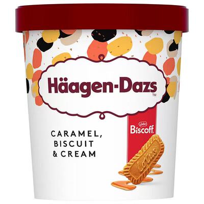 哈根达斯海外版太妃糖/焦糖饼干