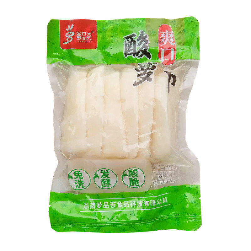 湖南酸萝卜炒牛肚配料酸脆开味菜