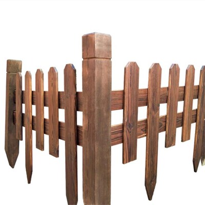 防腐花坛装饰庭院草坪实木栅栏