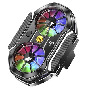 手机散热器双核半导体制冷降温神器主播打游戏电竞背夹式一体带支架静音风扇充电适用于黑鲨苹果小米