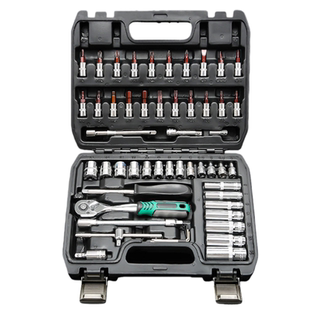 汽修工具套装套筒扳手棘轮汽车维修组合修车工具箱多功能小飞