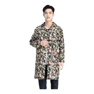 加绒加厚罩衣防水防油男款围裙工作服女干活冬季外穿女中长款大号