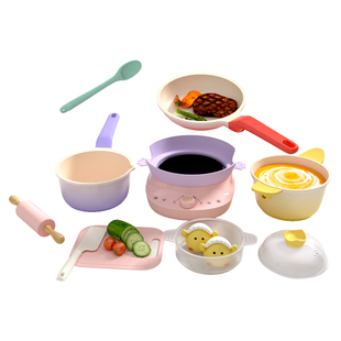 女童生日礼物迷你小厨房真煮全套真实版做饭8女孩玩具6岁过家家10