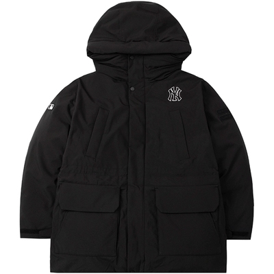 MLB儿童羽绒服官方男女童2025冬季新款中长款工装风外套7ADJB0836