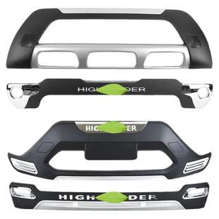 适用丰田汉兰达前杠护杠前后包围09-22汽车后防撞杠前保险杠后杠