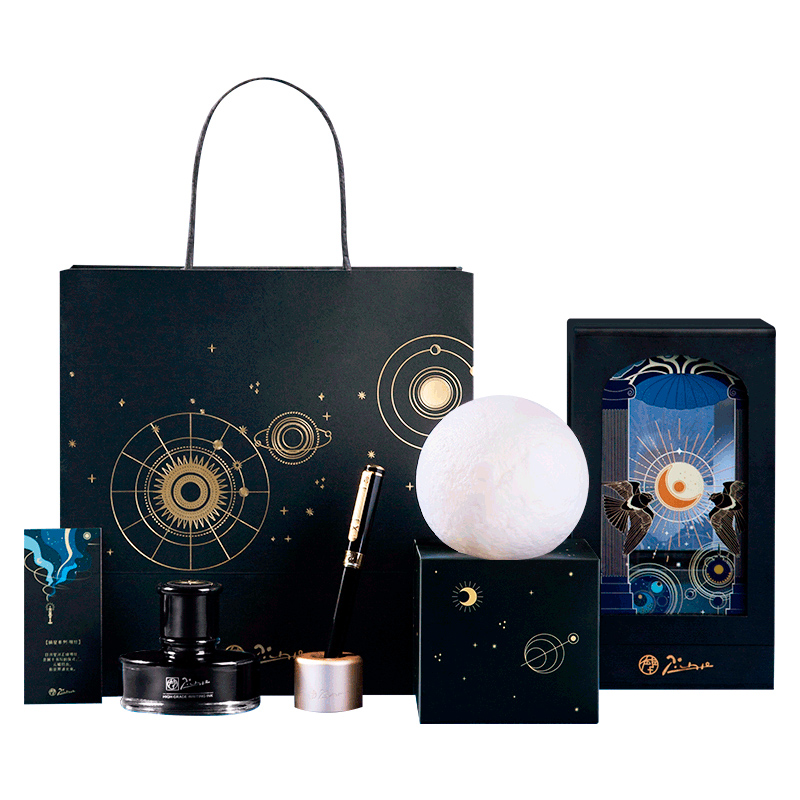 毕加索钢笔旗舰店明灯成人商务办公男女士小学生硬笔书法生日送老师女友练字礼盒送礼定制刻字