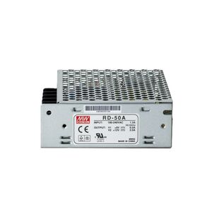 明纬5V12V双路电源54W RD-50A 5V6A+12V3A