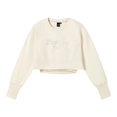 BOY BY BOY商场同款潮牌女装25春秋款针织圆领套头卫衣W03005