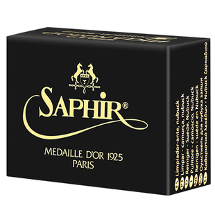 SAPHIR莎菲雅黑金绒面皮麂皮翻毛皮清洁磨砂块橡皮擦 快速去污