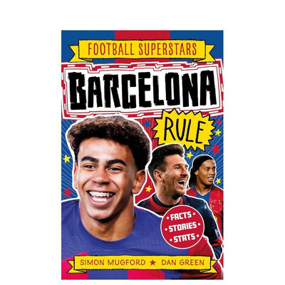 【预售】足球明星特辑：巴塞罗那足球俱乐部【Football Superstars】Barcelona Rule 英文儿童漫画故事 英语阅读拓展进口童书