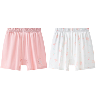 英氏女童短裤夏季休闲居家10A级抑菌宽松高弹男女童薄款阿罗睡裤
