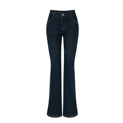 v腰丰胯弹力牛仔裤2025年新款