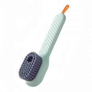 加液刷子鞋刷多功能洗鞋家用按压式出液软毛洗衣清洁刷不伤鞋神器