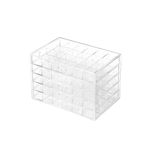 串珠收纳盒diy手工材料儿童串珠子亚克力透明多格分类饰品首饰盒