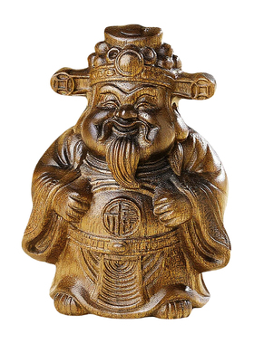 普陀山金丝楠木工位木制摆件