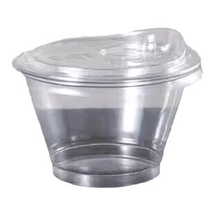 一次性迷你奶茶杯mini冷饮杯咖啡杯 93口径饮料杯200毫升小杯带盖