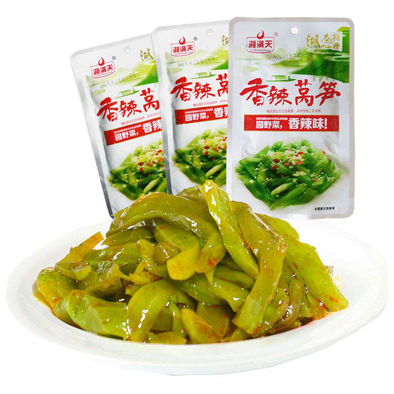 湘满天脆嫩即食莴笋片独立包装