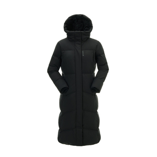 LAFUMA乐飞叶户外拒水防风保暖羽绒服女过膝长款大鹅绒防寒外套男