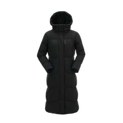 乐飞叶户外过膝长款羽绒服情侣款