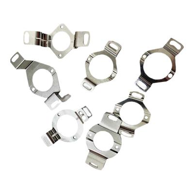 光电旋转编码器专用安装固定件支架板簧不锈钢弹片空心轴伺服