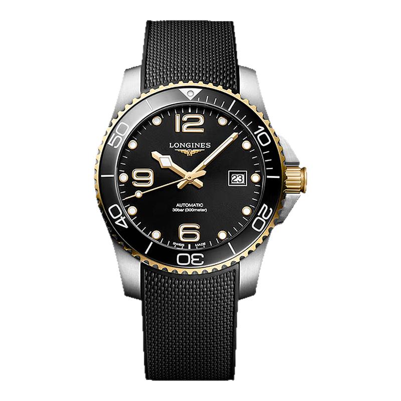 浪琴 LONGINES 瑞士康卡斯潜水系列300米防水机械男士腕表 送礼物