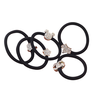 零点韩国饰品发圈皮筋 弹性高 耐用发带发绳头绳 5件套装