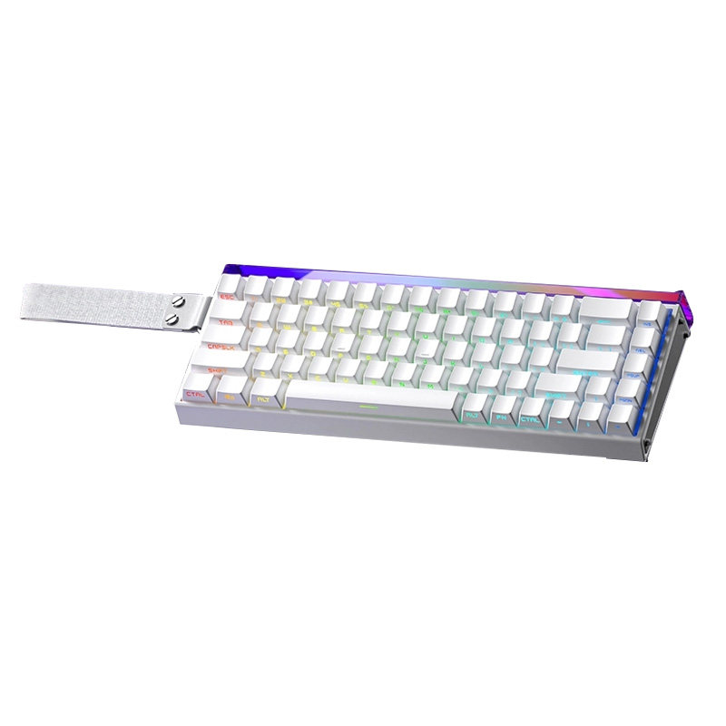 狼蛛Hero68磁轴键盘RGB灯箱炭板