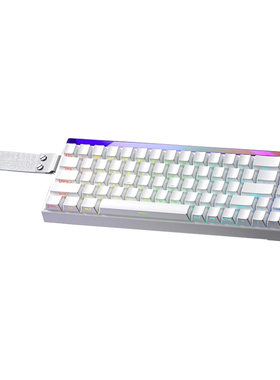 狼蛛Hero68磁轴键盘RGB灯箱炭板