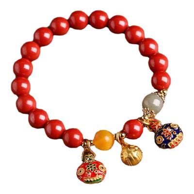 吞金兽本命年天然正品朱砂手串