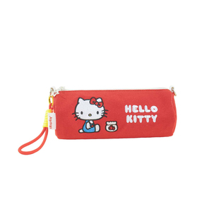 三丽鸥正版授权HelloKitty卡通笔袋可爱学生便携式帆布拉链文具袋