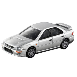 TOMY多美卡合金车黑盒TP23斯巴鲁初代翼豹WRX儿童玩具小汽车模型