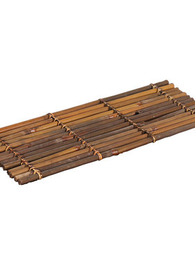 竹制小竹排茶席茶帘藤编餐具
