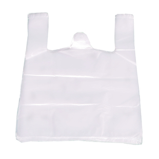 白色食品塑料袋盒饭打包方便袋包邮大小号装手提式一次性透明袋子