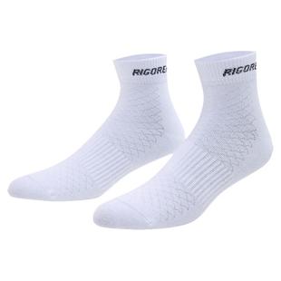 准者风鳞短筒运动袜男款透气羽毛球袜跑步训练短袜吸汗棉袜子防臭