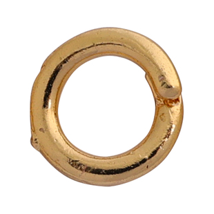 V.Feel吊坠扣头铜镀18k金配件项链收尾连接环圆开口圈diy饰品材料