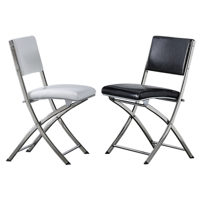 轻奢不锈钢麻将棋牌会议便携餐椅