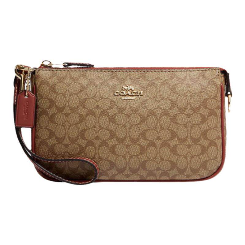 Coach/蔻驰 Nolita 19 女士迷你可爱手拿单肩包金 【美国奥莱】直
