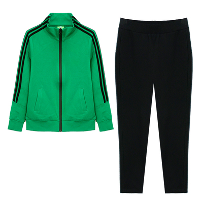 春秋幼儿园老师园服工作服两件套