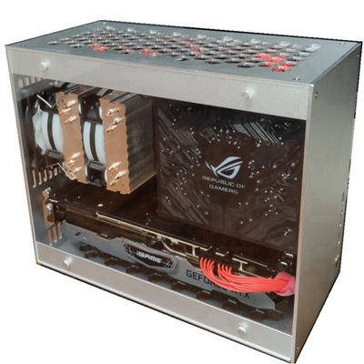 直插长显卡SS135MM风冷散热器itx