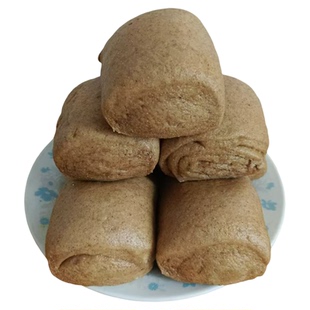 山东无棣手工全麦馒头自磨全麦面粉蒸制硬面有嚼劲一斤四个1袋装