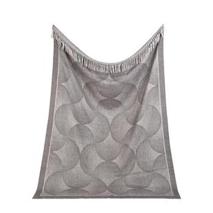 内蒙古塞上驼针织提花羊毛毯披毯盖毯航空毯