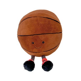 射门！球进了！趣味篮球抱枕体育运动毛绒玩具可爱玩偶公仔男生礼