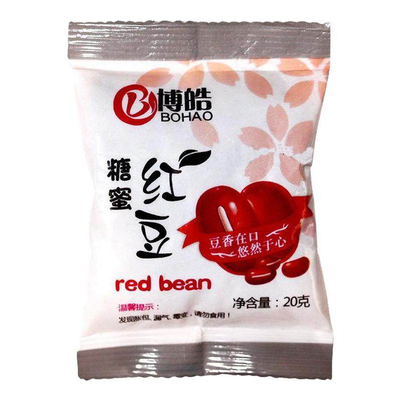 4大袋红豆蜜豆无添加即食小包装